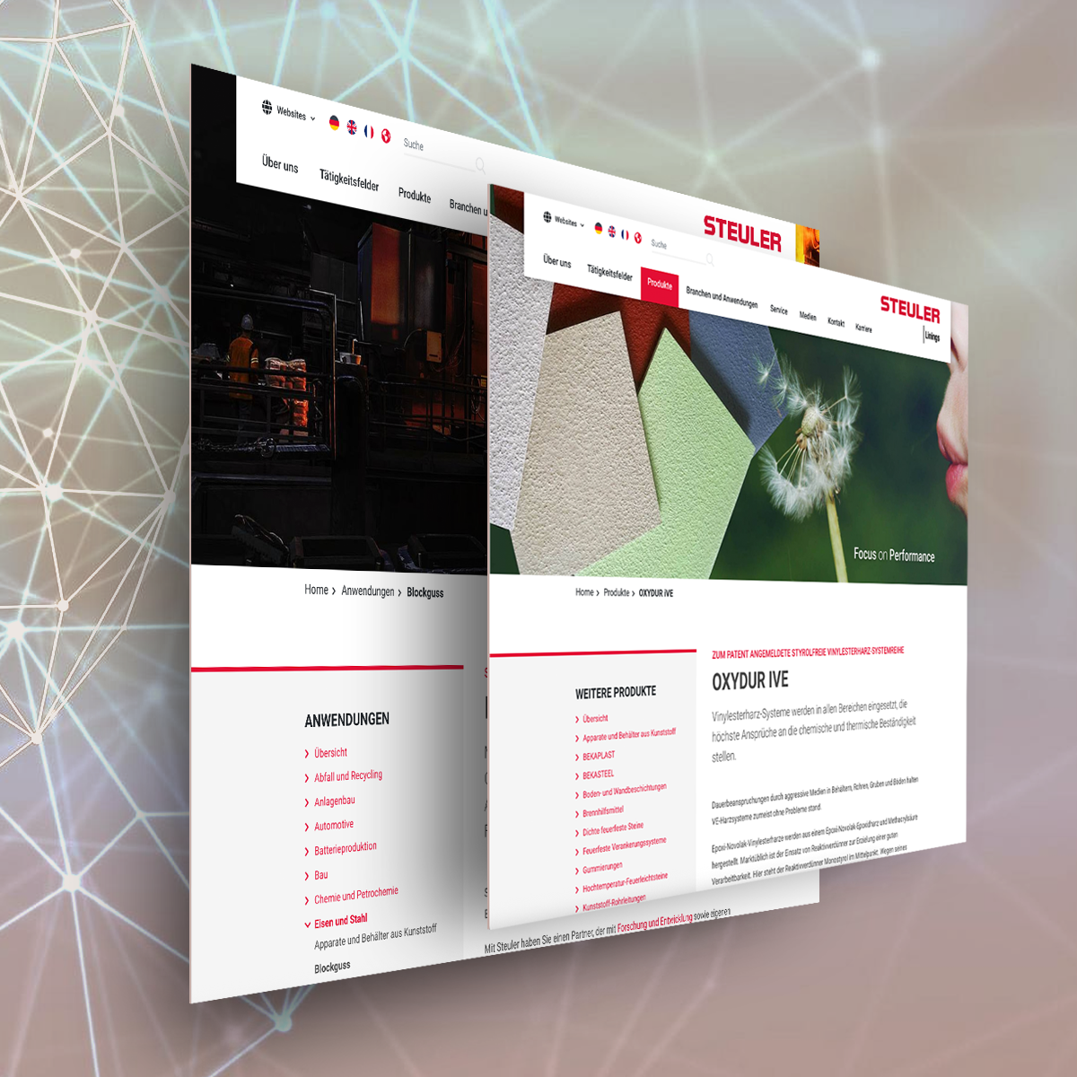 Steuler Website Screenshot