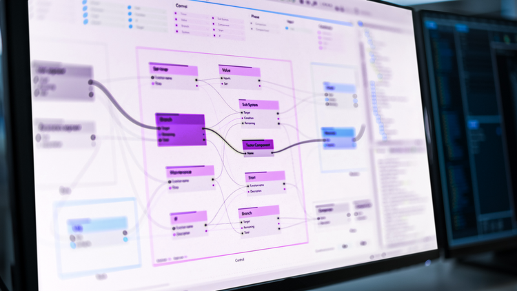 Automatisierte KI-Prozesse Visualisierung von einem KI-Prozess