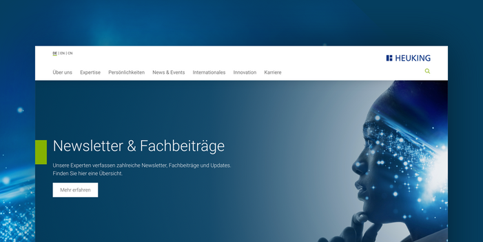 Heuking Website Screenshot